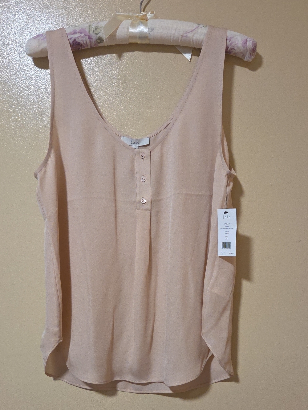 Joie Blush Sleeveless Caelen Camisole